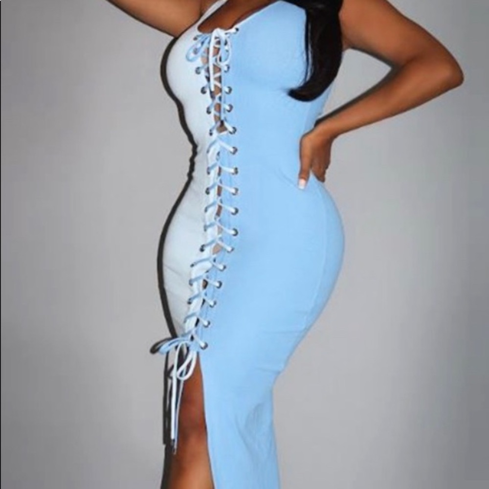 Shades of Blue Dress